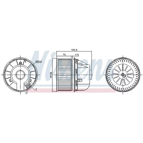 Vnútorný ventilátor 87313 /NISSENS/ - obr. 5