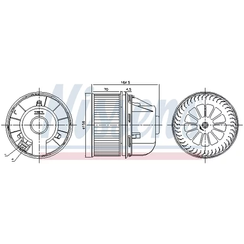 Vnútorný ventilátor 87492 /NISSENS/ - obr. 5