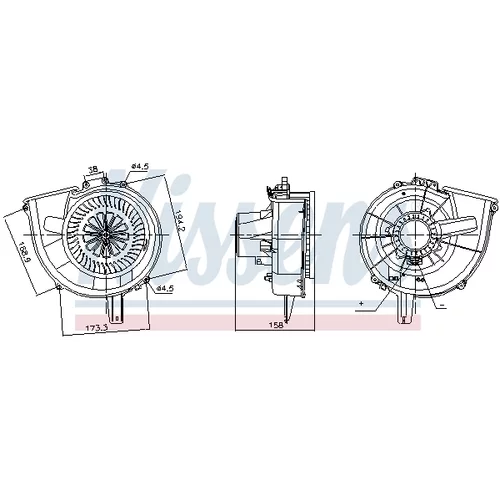 Vnútorný ventilátor 87812 /NISSENS/ - obr. 4
