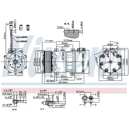 Kompresor klimatizácie 890022 /NISSENS/ - obr. 4
