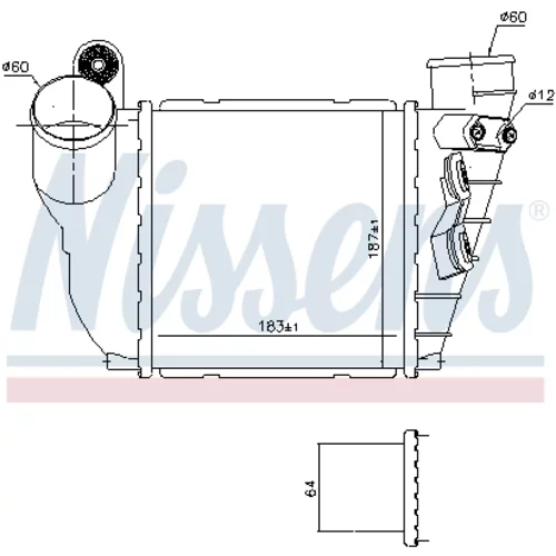 Chladič plniaceho vzduchu 96488 /NISSENS/ - obr. 4