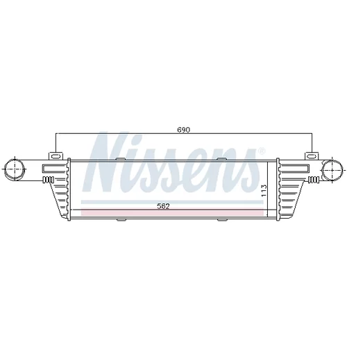 Chladič plniaceho vzduchu 96860 /NISSENS/ - obr. 4