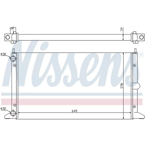 Chladič motora 63993 /NISSENS/ - obr. 4