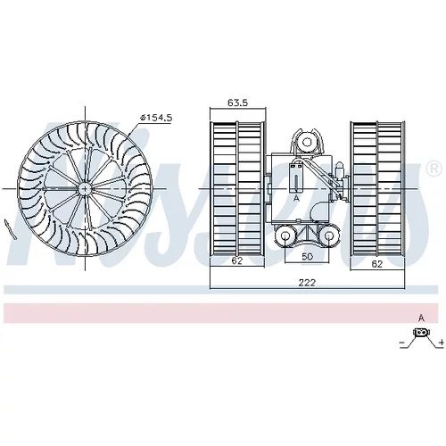 Vnútorný ventilátor 87212 /NISSENS/ - obr. 4