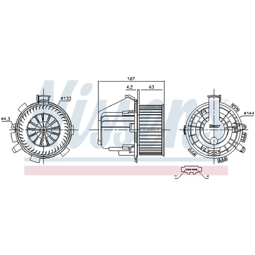Vnútorný ventilátor 87281 /NISSENS/ - obr. 5