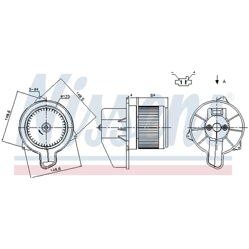 Vnútorný ventilátor 87305 /NISSENS/ - obr. 5