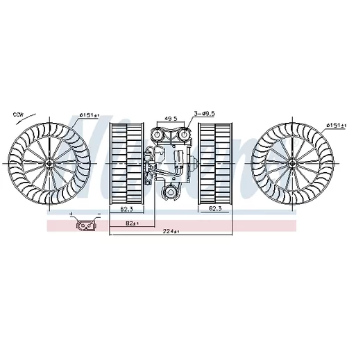 Vnútorný ventilátor 87340 /NISSENS/ - obr. 4