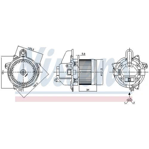 Vnútorný ventilátor 87359 /NISSENS/ - obr. 5