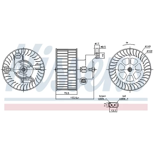 Vnútorný ventilátor 87533 /NISSENS/ - obr. 5