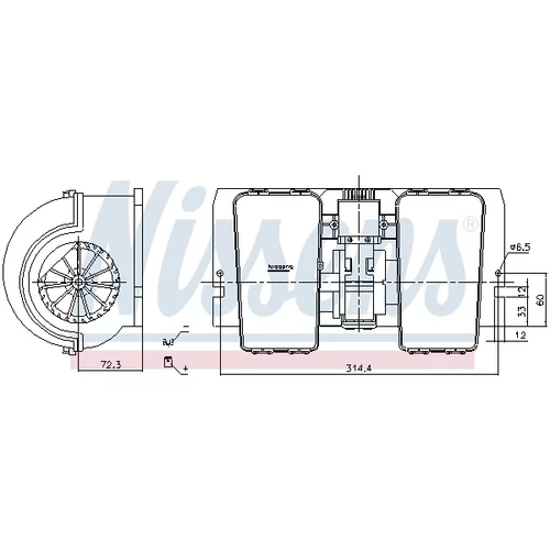 Vnútorný ventilátor 87716 /NISSENS/ - obr. 5