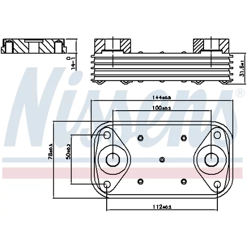 Chladič motorového oleja 90889 /NISSENS/ - obr. 5