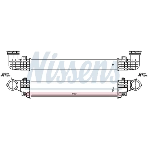 Chladič plniaceho vzduchu 96434 /NISSENS/ - obr. 5