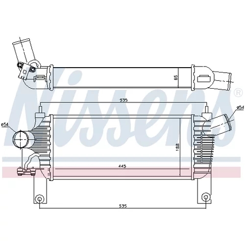 Chladič plniaceho vzduchu 96622 /NISSENS/ - obr. 4