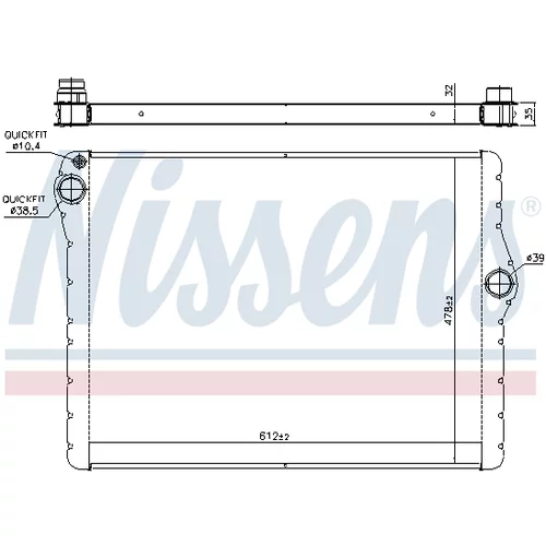 Chladič motora 60777 /NISSENS/ - obr. 7