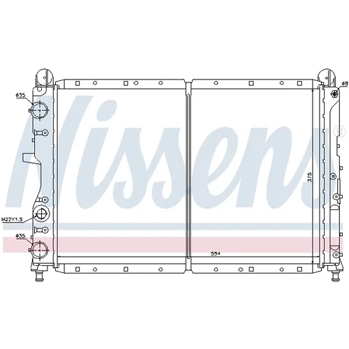 Chladič motora 61873 /NISSENS/ - obr. 4