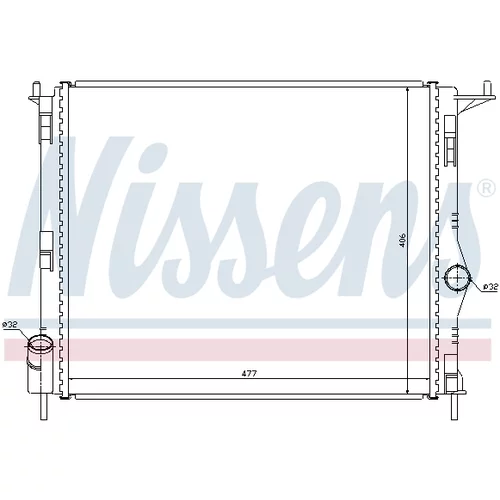 Chladič motora 637609 /NISSENS/ - obr. 4