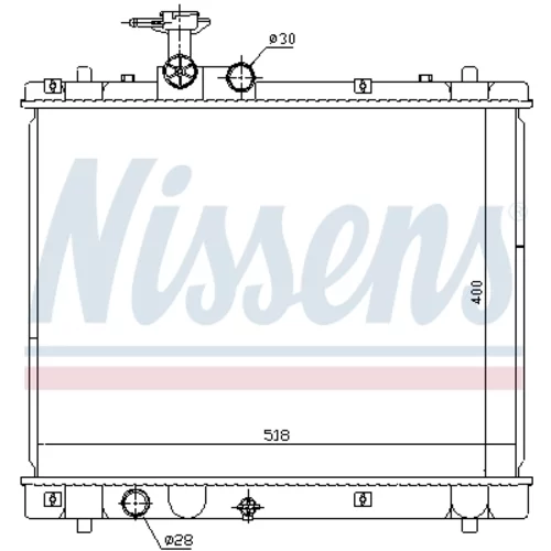 Chladič motora 641758 /NISSENS/ - obr. 4