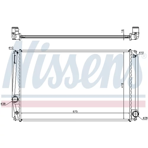 Chladič motora 64678A /NISSENS/ - obr. 4