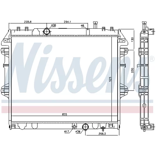 Chladič motora 646939 /NISSENS/ - obr. 4