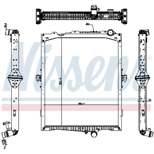 Chladič motora 65479 /NISSENS/ - obr. 4