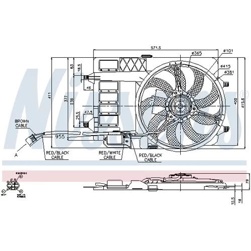 Ventilátor chladenia motora 85125 /NISSENS/ - obr. 9