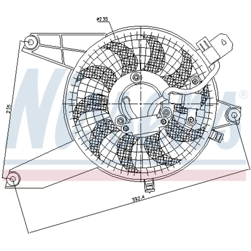 Ventilátor chladenia motora 85370 /NISSENS/ - obr. 5