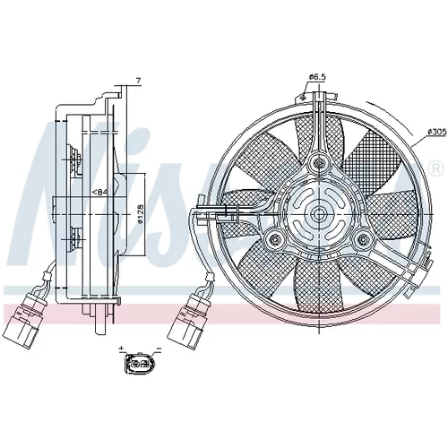Ventilátor chladenia motora 85742 /NISSENS/ - obr. 5
