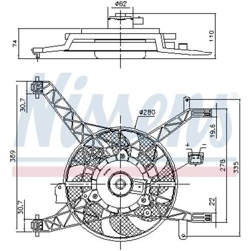 Ventilátor chladenia motora 85751 /NISSENS/ - obr. 5