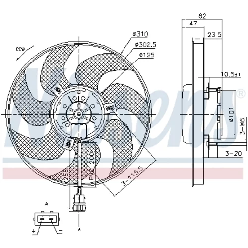 Ventilátor chladenia motora 85761 /NISSENS/ - obr. 5