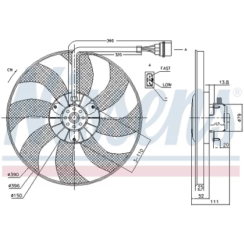 Ventilátor chladenia motora 85796 /NISSENS/ - obr. 5