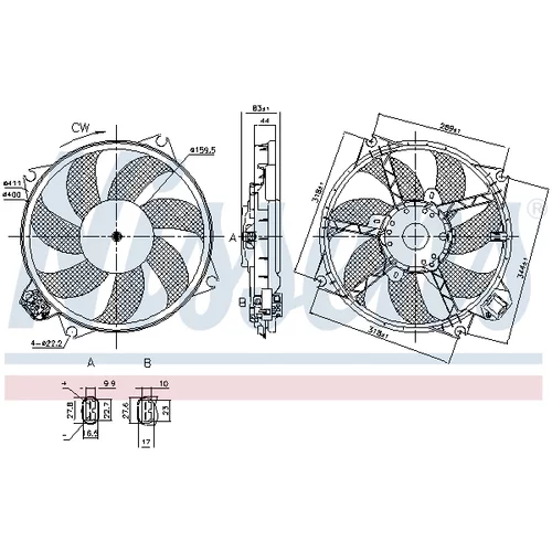 Ventilátor chladenia motora 85989 /NISSENS/ - obr. 6
