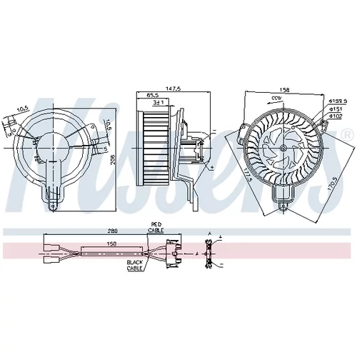 Vnútorný ventilátor 87048 /NISSENS/ - obr. 5