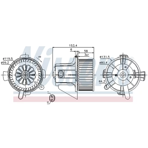 Vnútorný ventilátor 87090 /NISSENS/ - obr. 5