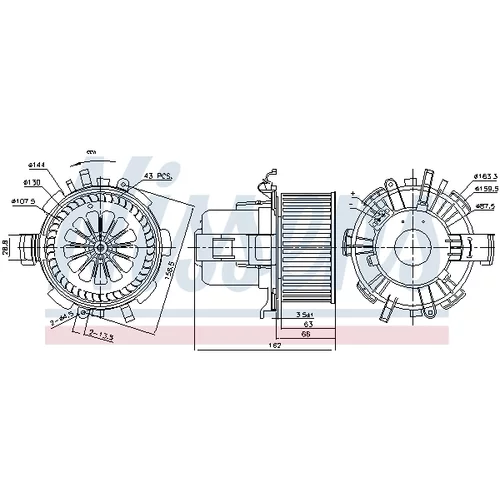 Vnútorný ventilátor 87180 /NISSENS/ - obr. 5