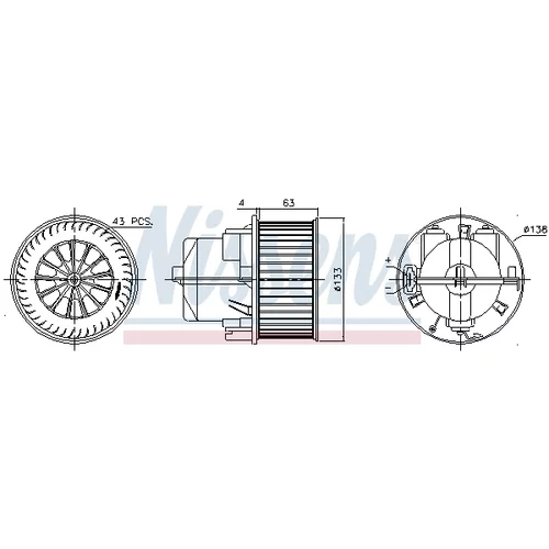 Vnútorný ventilátor 87223 /NISSENS/ - obr. 5