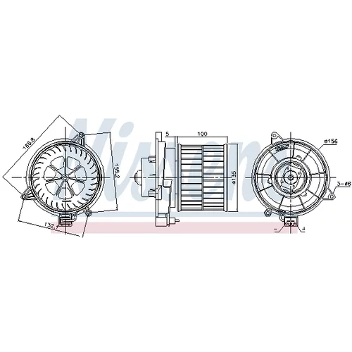 Vnútorný ventilátor 87311 /NISSENS/ - obr. 5