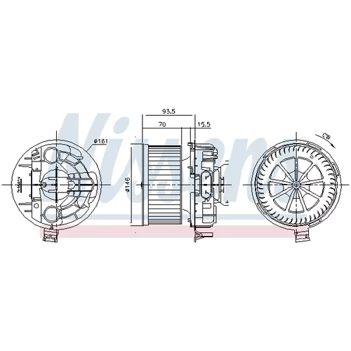 Vnútorný ventilátor 87383 /NISSENS/ - obr. 4