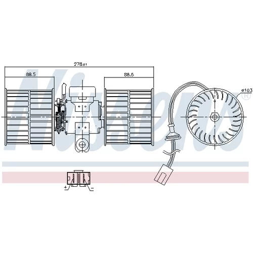 Vnútorný ventilátor 87411 /NISSENS/ - obr. 5