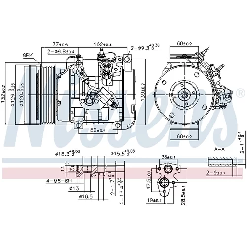 Kompresor klimatizácie 890153 /NISSENS/ - obr. 5