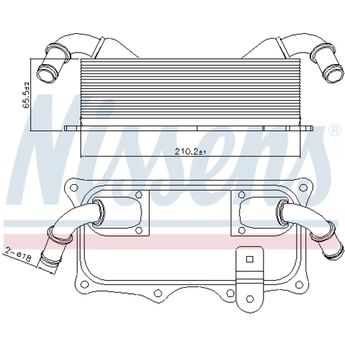 Chladič motorového oleja 90937 /NISSENS/ - obr. 5