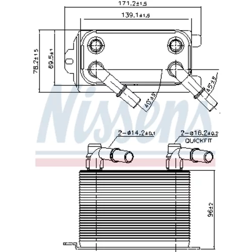Chladič motorového oleja 90949 /NISSENS/ - obr. 5