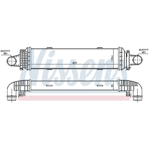 Chladič plniaceho vzduchu 96534 /NISSENS/ - obr. 5