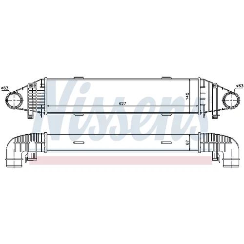 Chladič plniaceho vzduchu 96597 /NISSENS/ - obr. 4