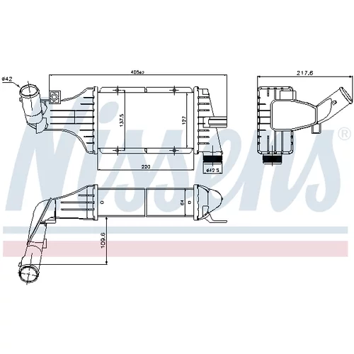 Chladič plniaceho vzduchu 96789 /NISSENS/ - obr. 5