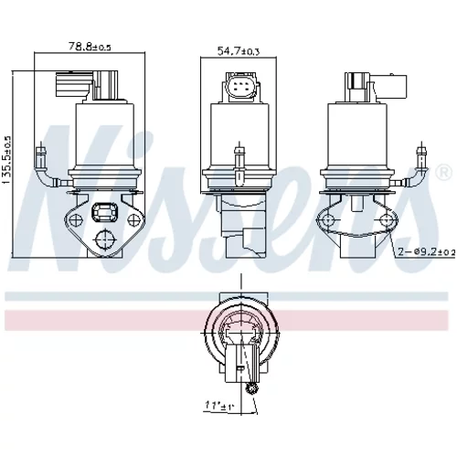 EGR ventil 98201 /NISSENS/ - obr. 6