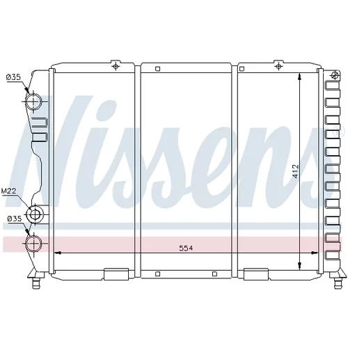 Chladič motora 60033 /NISSENS/ - obr. 4
