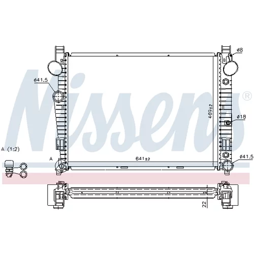 Chladič motora 62771A /NISSENS/ - obr. 4