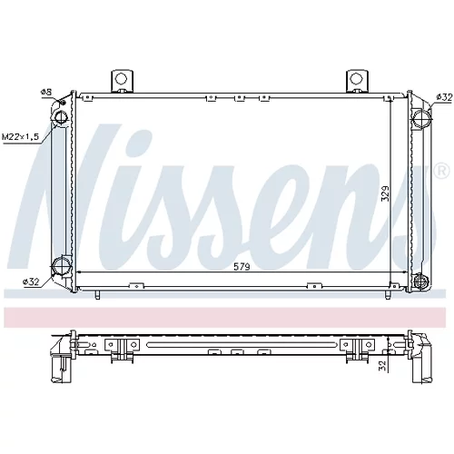 Chladič motora 64059A /NISSENS/ - obr. 4
