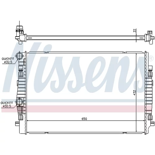 Chladič motora 65304 /NISSENS/ - obr. 4