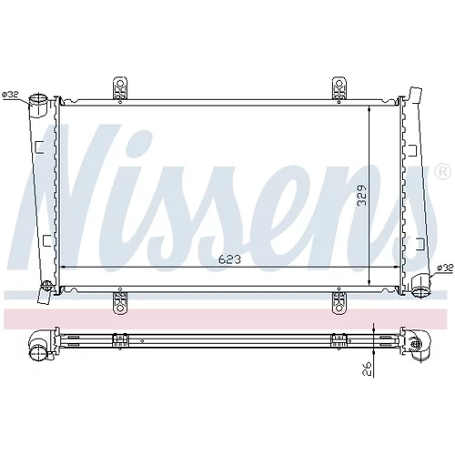 Chladič motora 65560A /NISSENS/ - obr. 4